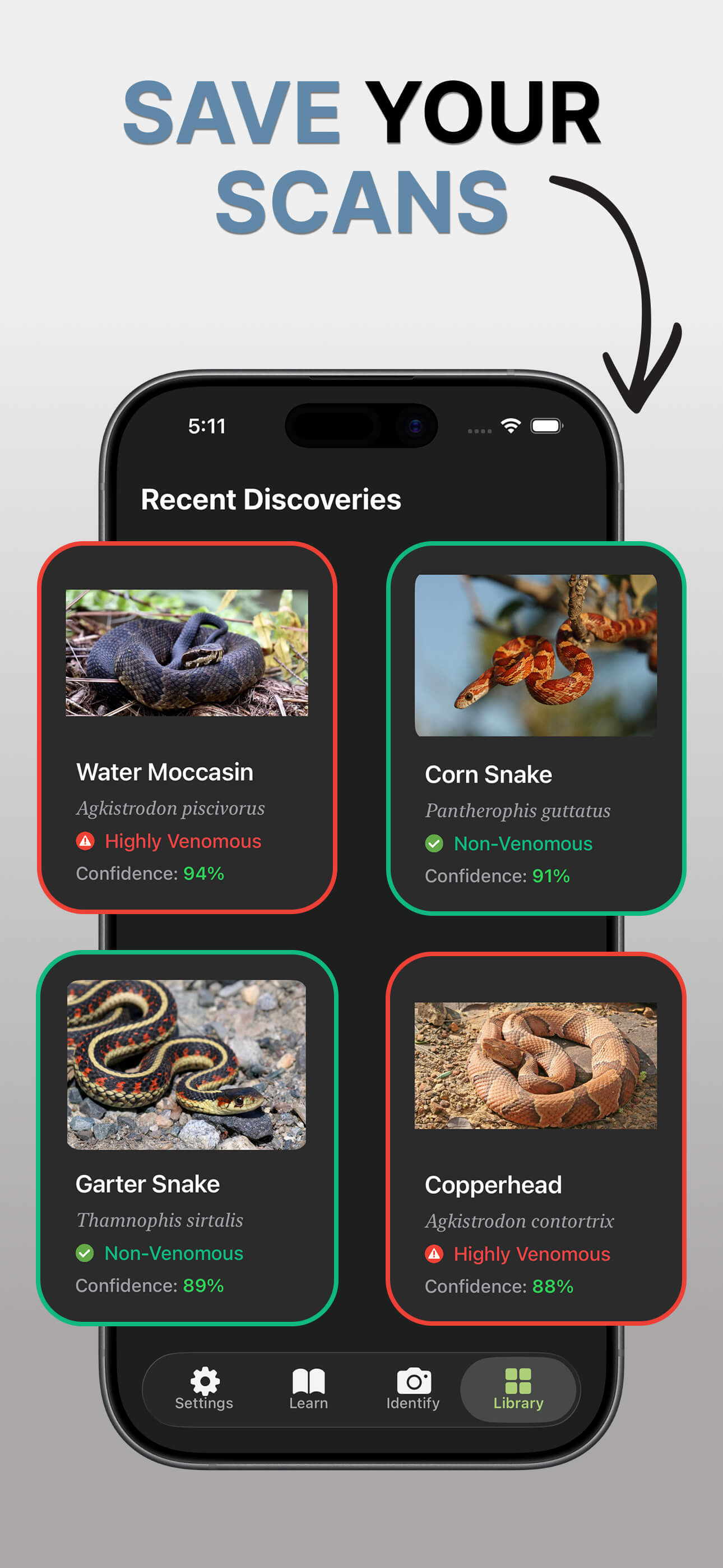 Snake Identifier app screenshots - screenshot 4